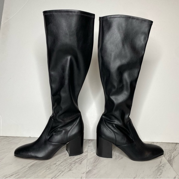 Franco Sarto Talfer Black Tall Heeled Boot 10M - Picture 7 of 16